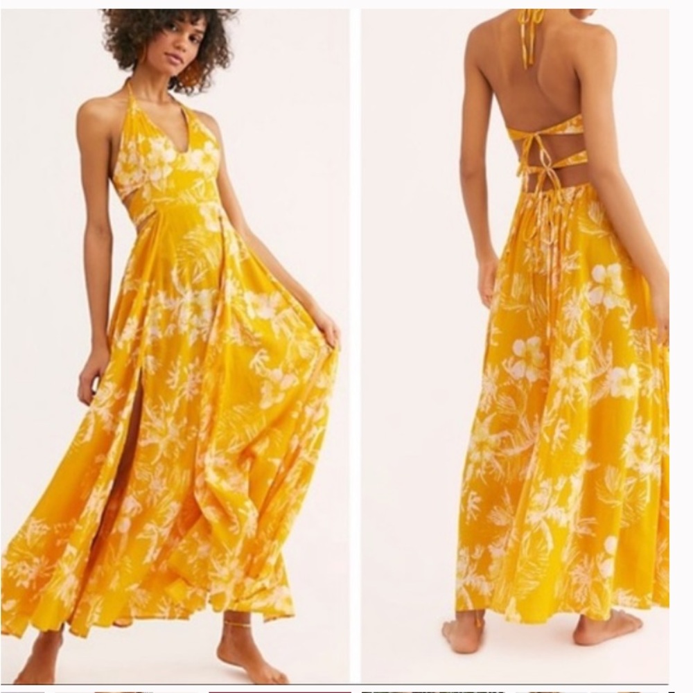 Free People Lille Cutout Maxi Dress